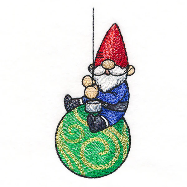 Swinging Christmas Garden Gnome - Image 3