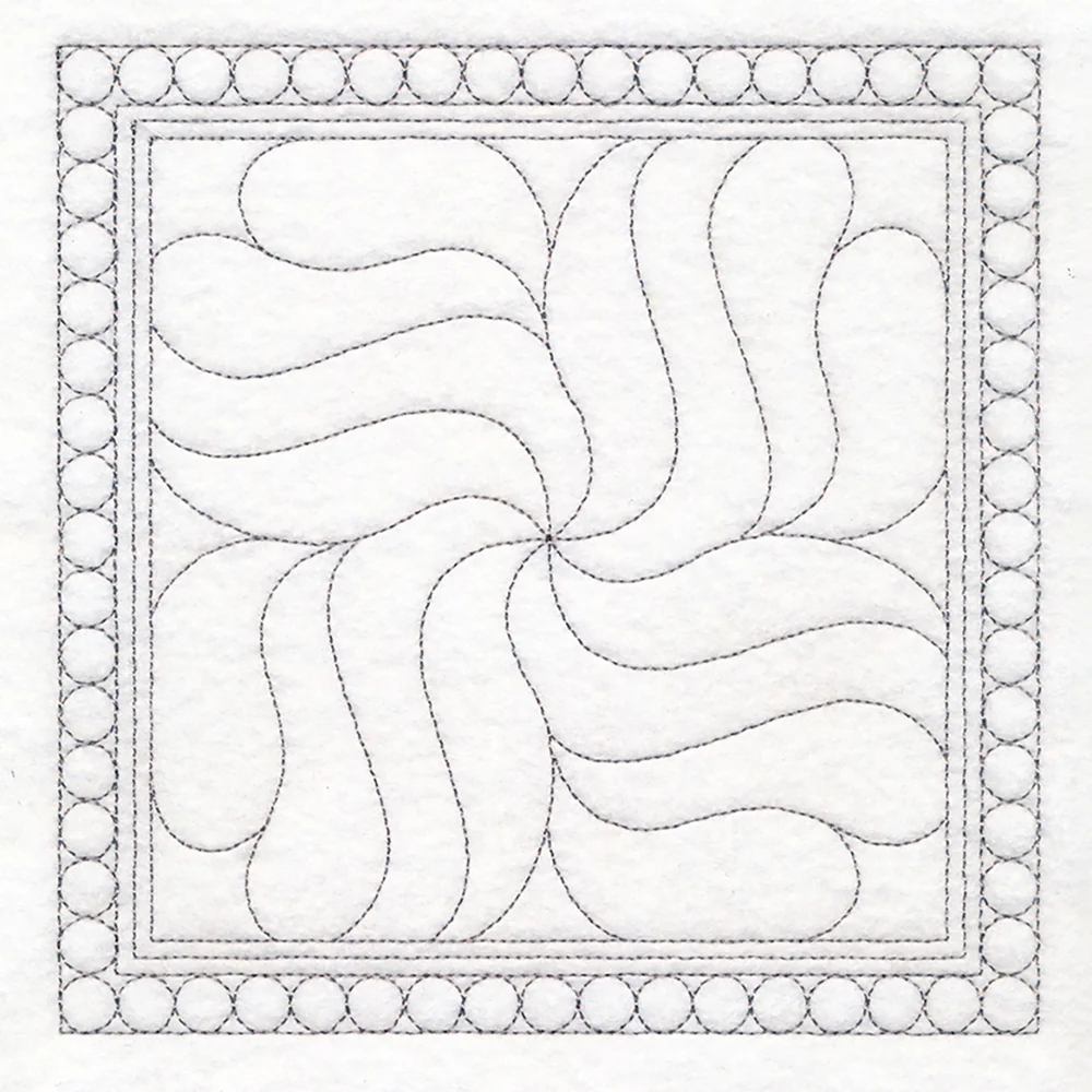 Swirl Quilting Square - Image 3