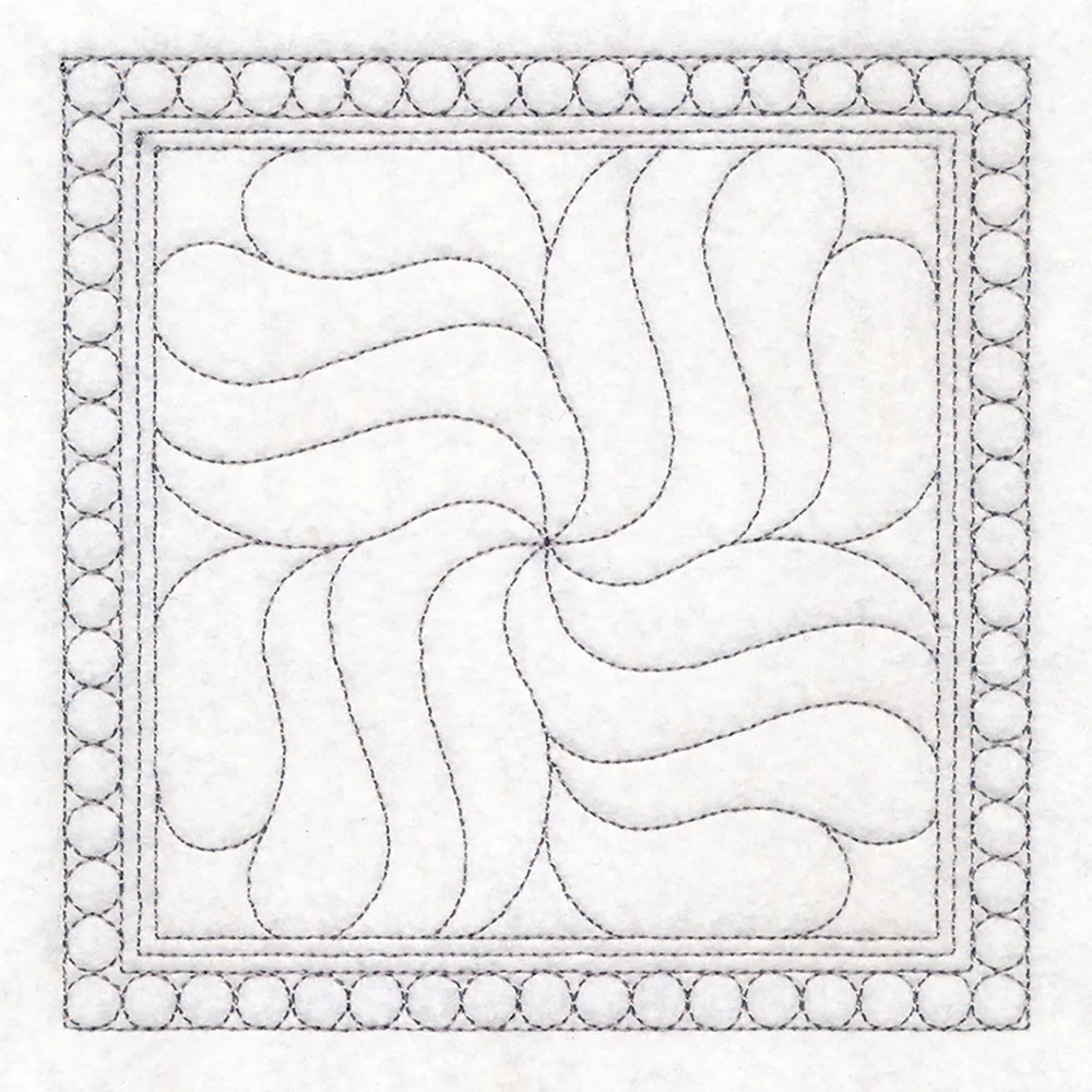 Swirl Quilting Square - Image 4
