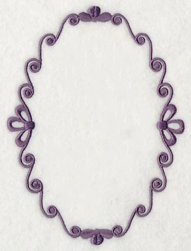Swirling Monogram Frame - Image 3