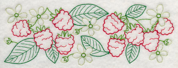 Tasty Raspberry Border (Vintage) - Image 3