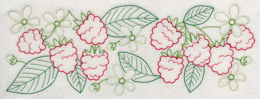 Tasty Raspberry Border (Vintage) - Image 6