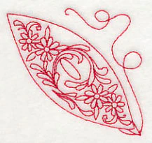Tatting Shuttle 2 (Redwork) - Image 2