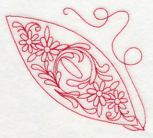 Tatting Shuttle 2 (Redwork) - Image 3