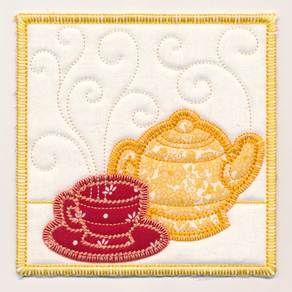 Tea Mug Rug (In-the-Hoop) - Image 2