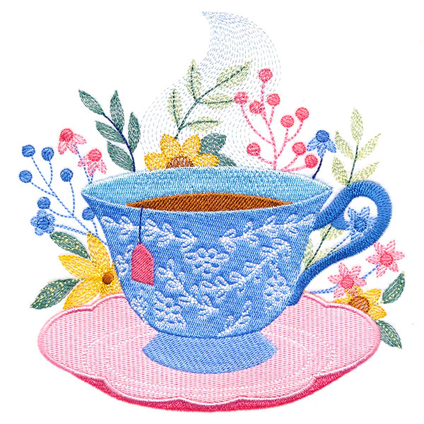 Tea Time and Blooms