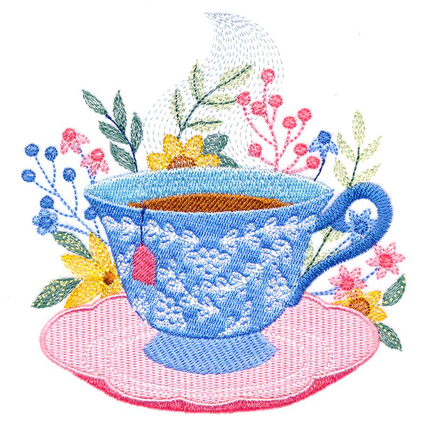 Tea Time and Blooms - Image 5