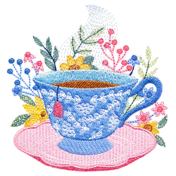 Tea Time and Blooms - Image 7