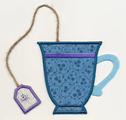 Teacup Bookmark (In-the-Hoop) - Image 2