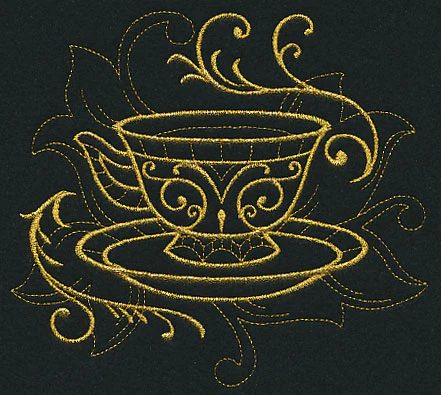 Teacup Filigree (Goldwork) - Image 2