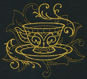 Teacup Filigree (Goldwork) - Image 4