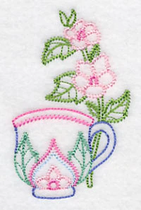 Teacup with Marsh Mallow (Vintage) - Image 3