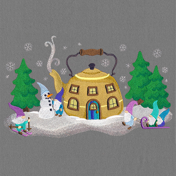 Teapot Cottage Gnome Border - Image 5