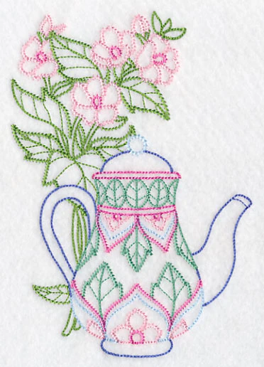 Teapot with Marsh Mallow (Vintage) - Image 2