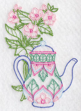 Teapot with Marsh Mallow (Vintage) - Image 3