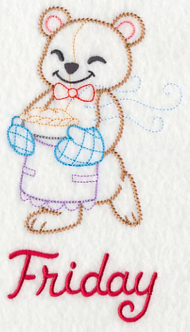 Teddy Bear Bakes on Friday (Vintage) - Image 3