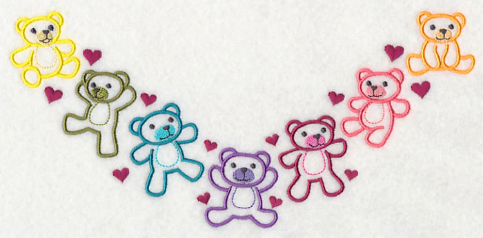Teddy Bears Neckline (V-Neck)