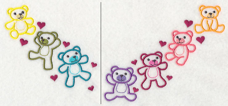 Teddy Bears Neckline (V-Neck) (Split) - Image 4
