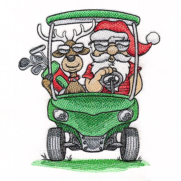 Tee Time with Santa and Reindeer - Image 2