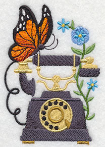 Telephone with Butterfly - Image 3