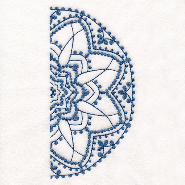 Textured Beauty Half Mandala - Image 5
