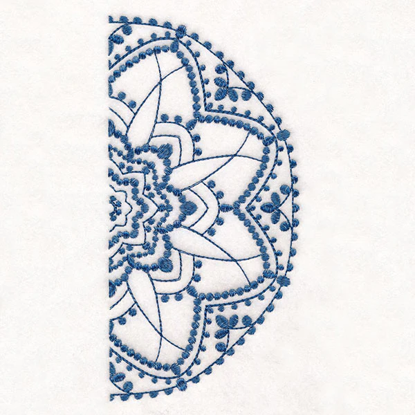 Textured Beauty Half Mandala - Image 9