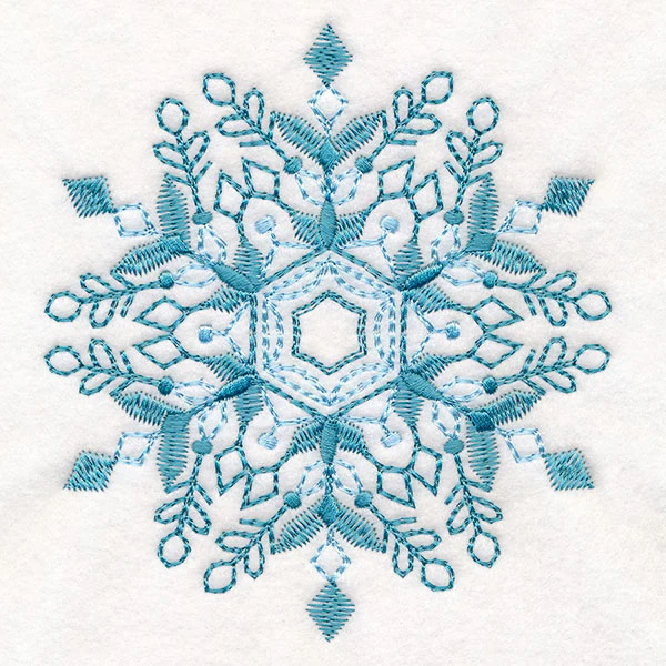 Textured & Delicate Snowflake 1 - Image 2