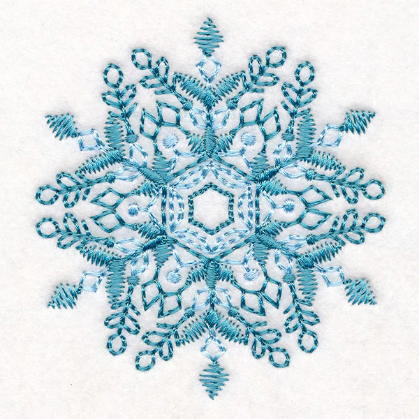 Textured & Delicate Snowflake 1 - Image 4