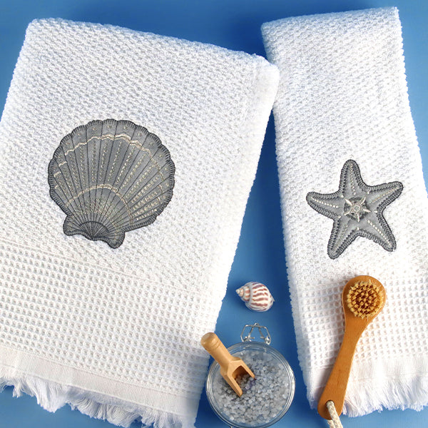 Textured Fan Shell (Heirloom Applique) - Image 4