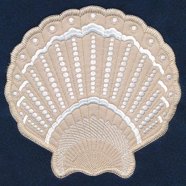 Textured Fan Shell (Heirloom Applique) - Image 7