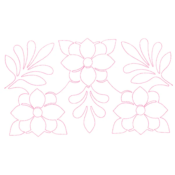 Textured Favorites - Flowers (Edge-to-Edge Quilting)