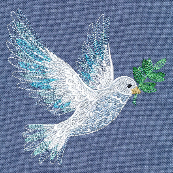 Textured for Christmas Dove - Image 7