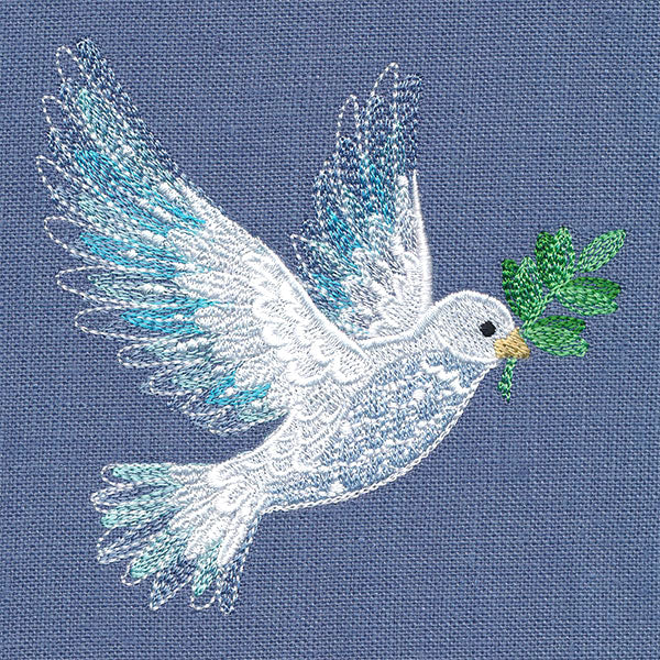 Textured for Christmas Dove - Image 9