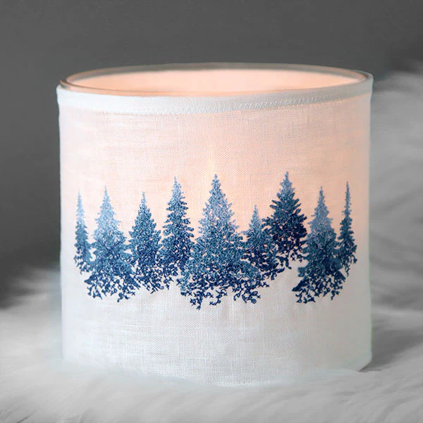 Textured Winter Tree Border - Image 4