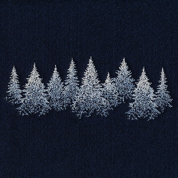 Textured Winter Tree Border - Image 5