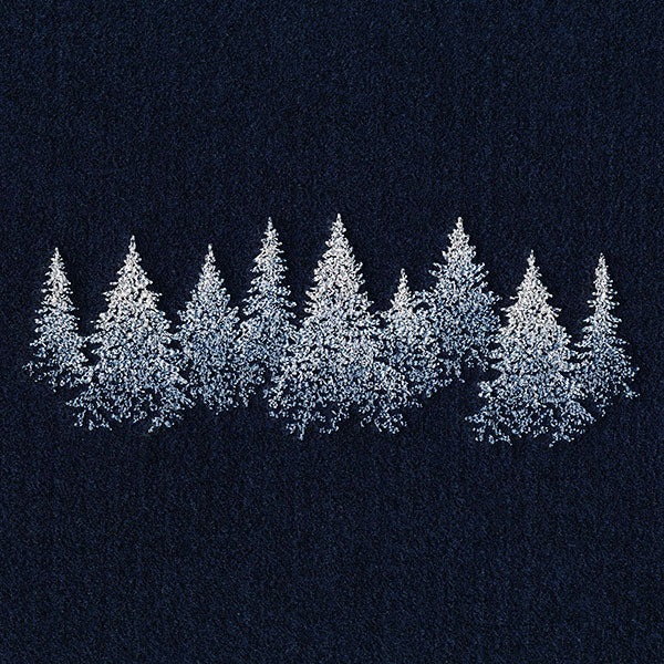 Textured Winter Tree Border - Image 7