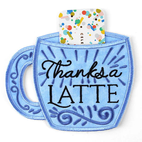 Thanks a Latte Gift Card Holder (In-the-Hoop) - Image 3