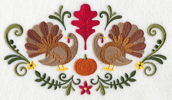 Thanksgiving Folk Art Spray - Image 3