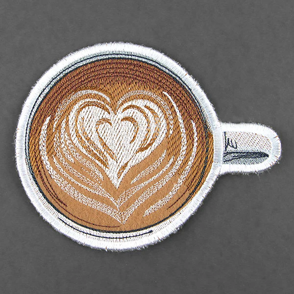 The Art of Latte Love Coaster (In-the-Hoop) - Image 2