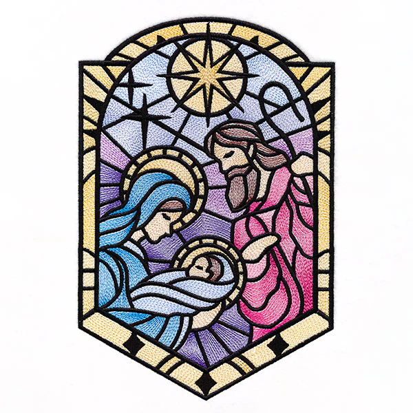 The Holy Family in Stained Glass - Image 10