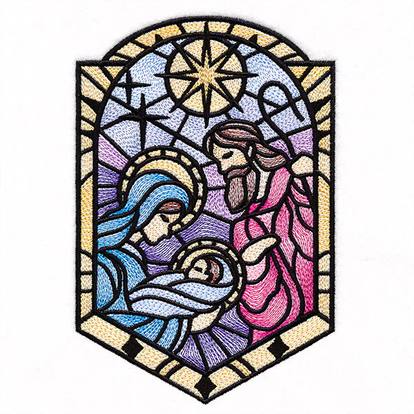 The Holy Family in Stained Glass - Image 7