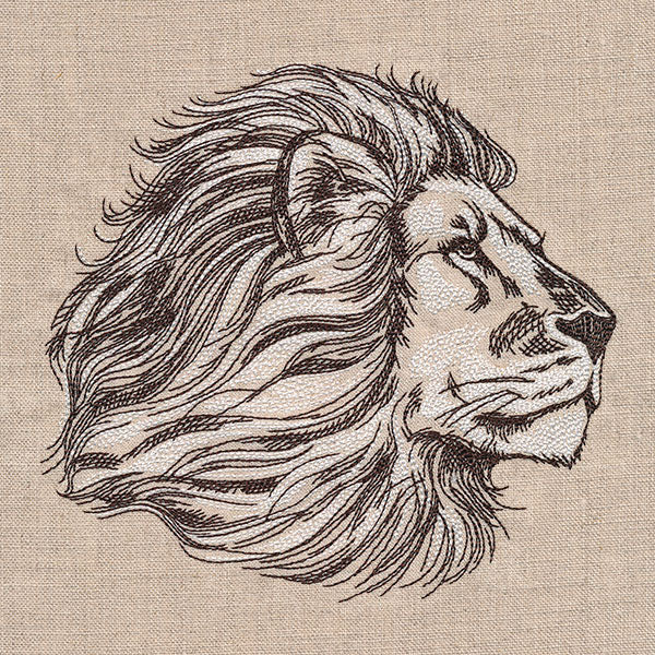 The Pride of a Lion Etching - Image 3