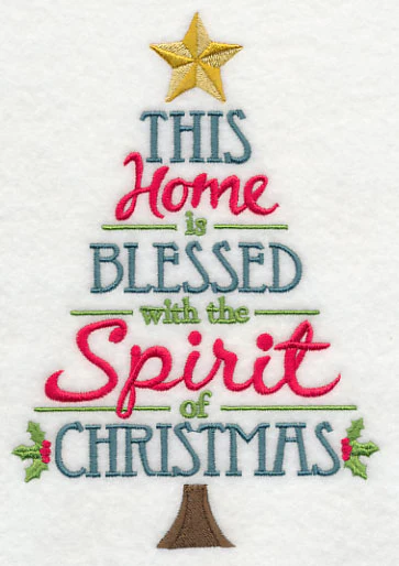 This Home is Blessed Christmas Tree - Image 3