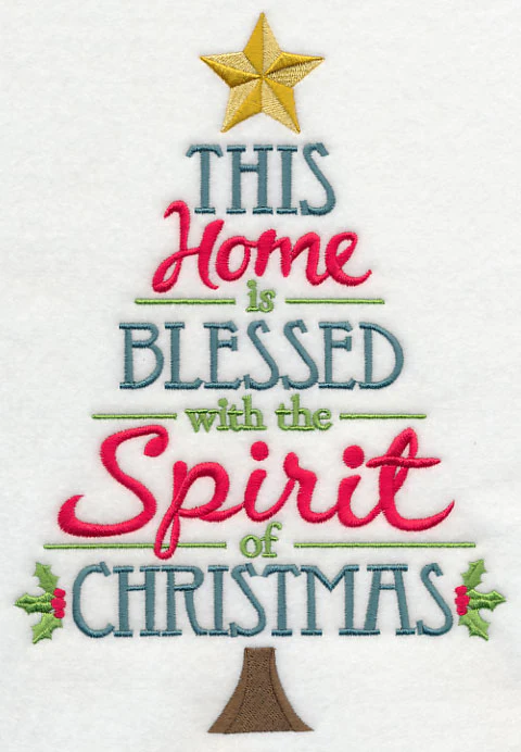 This Home is Blessed Christmas Tree - Image 4