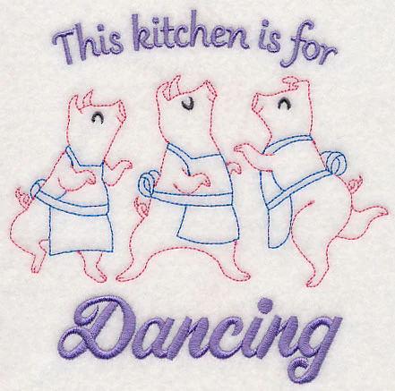 This Kitchen Is For Dancing - Pigs