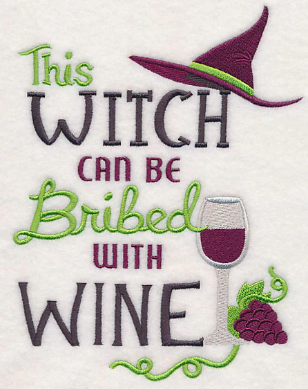 This Witch Can Be Bribed With Wine - Image 2
