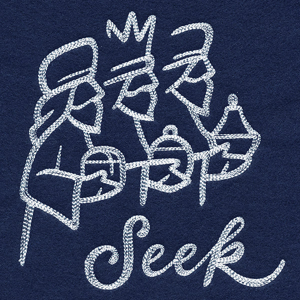 Three Wise Men with Seek (Whitework) - Image 2