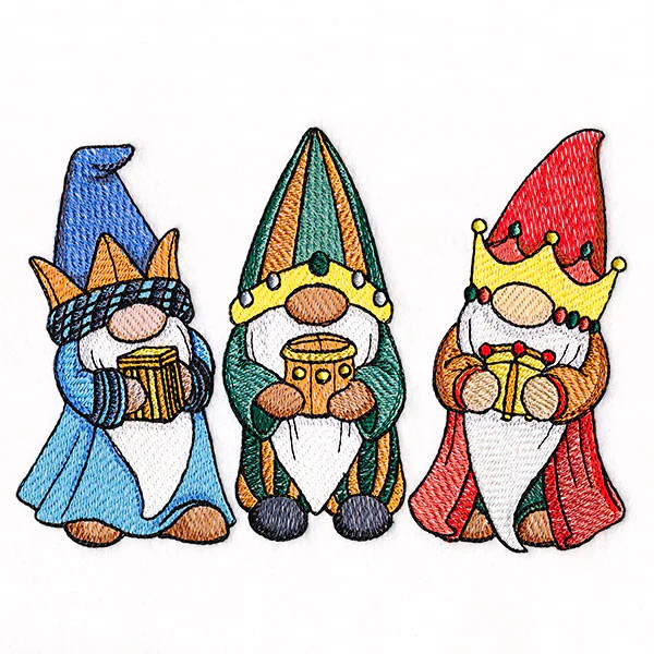 Three Wisemen Gnomes Trio - Image 3