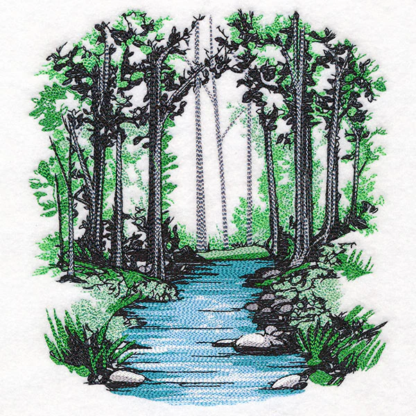 Through the Woods Creek Scene - Image 3