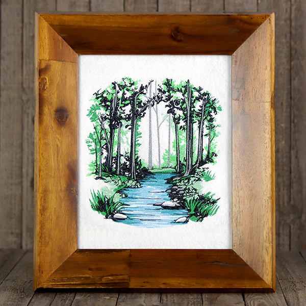 Through the Woods Creek Scene - Image 8